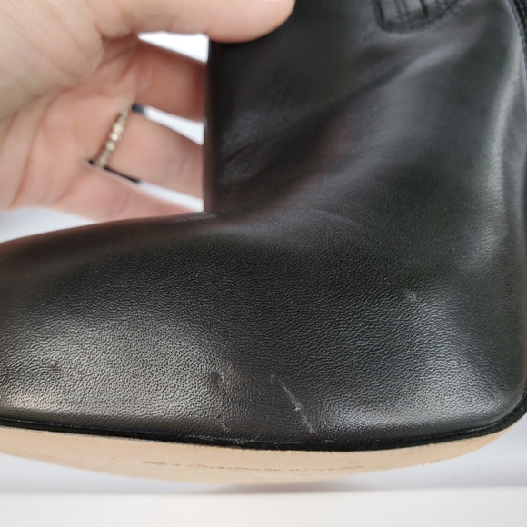 SOLD Alexander Wang Black Platform Anabela Bootie Sz 38 - Picture 6 of 16